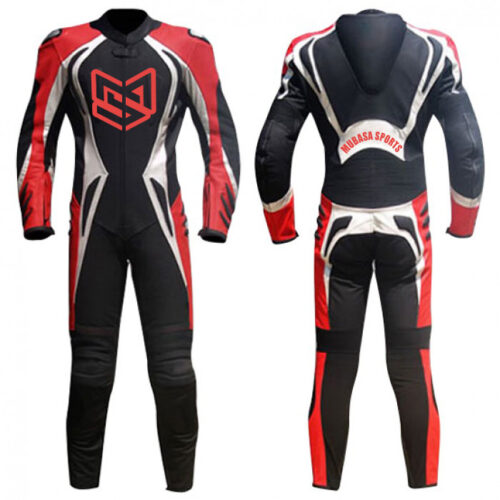 Customized Motorbike Leather Armored Suits